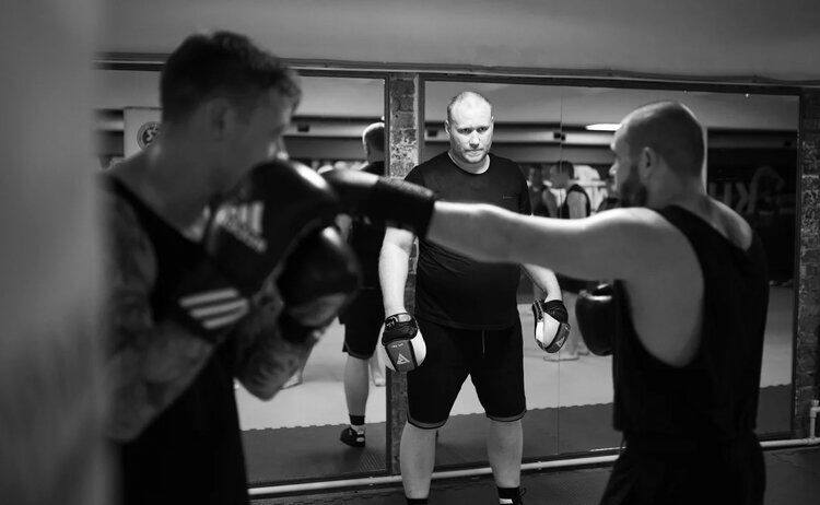 Тренировка по боксу